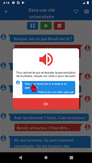 french dialogue audio offline Screenshot 3