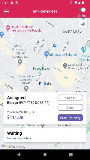 Envio Express Screenshot 0