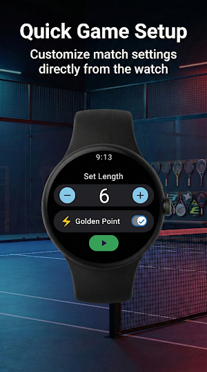 WristScore: Tennis & Padel Screenshot 1