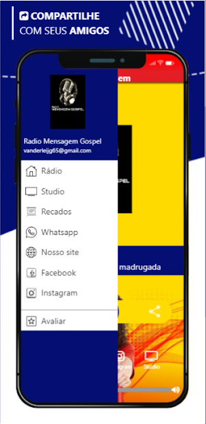 Rádio Mensagem Gospel Screenshot 2