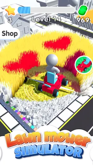 Grass Cutting Game: Mowing 3D Screenshot 1