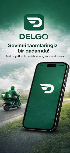 DELGO — Ovqat Buyurtma Screenshot 0