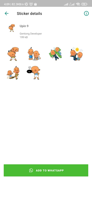 Sticker WA Upin Ipin Screenshot 2