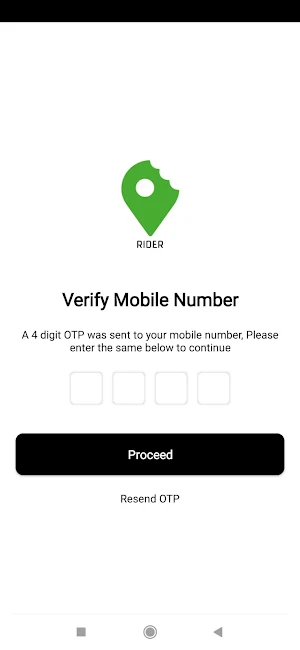 iBite Food Driver Screenshot 2