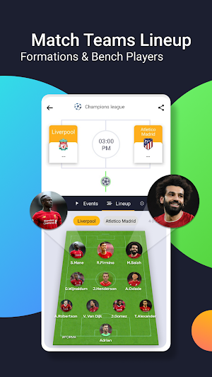 mobiSCORE | Live Scores, Goals Highlights Fixtures Screenshot 2