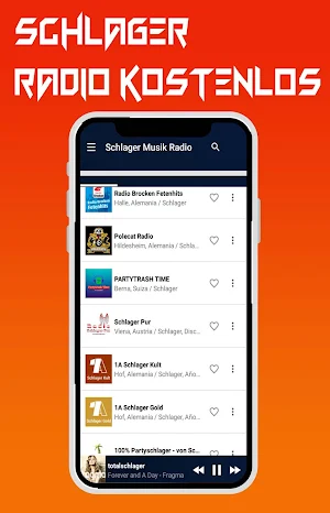 Schlager Radio app Screenshot 2