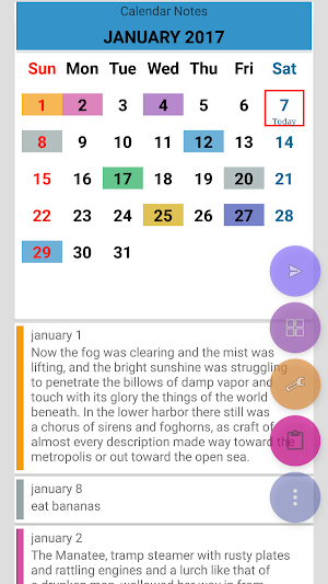 Calendar Notes PRO Screenshot 2
