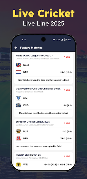Live Cricket - Live Line 2025 Screenshot 3
