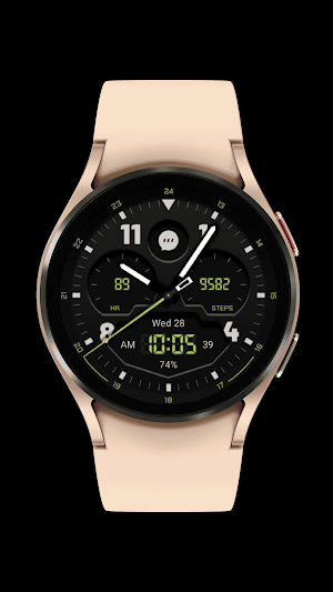 Grass green watch face Screenshot 0