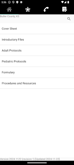 Butler County EMS Protocols Screenshot 0