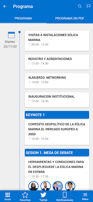Congreso Eólico Marino Screenshot 3