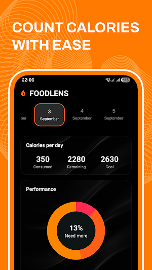 FoodLens: AI Calorie Tracker Screenshot 2