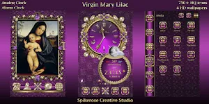 Virgin Mary Lilac theme Screenshot 0