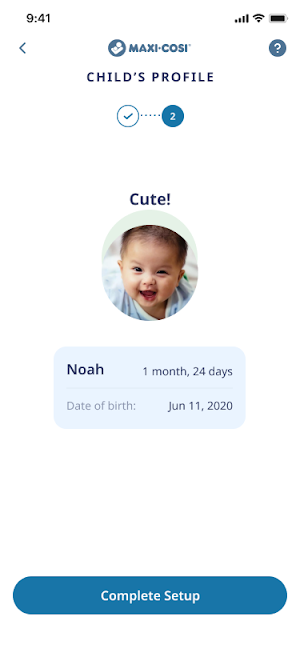 Maxi-Cosi Connected Car Seat Screenshot 1