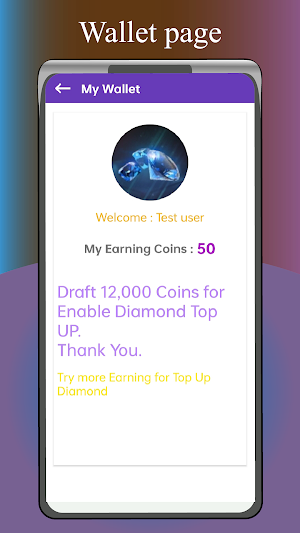 Topup diamonds for FFF Screenshot 2