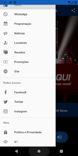 Rádio Definitiva FM News Screenshot 2