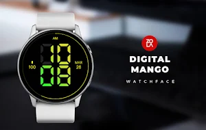 Digital Mango Watch Face Screenshot 0