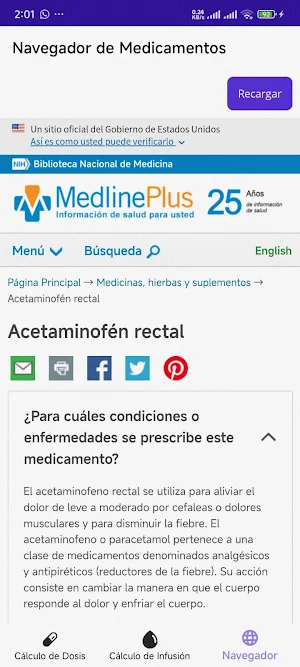 Dosimed2.0 Screenshot 2