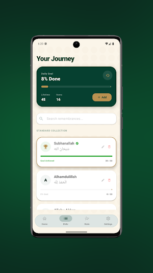 Tasbeeh Counter Habito Screenshot 1
