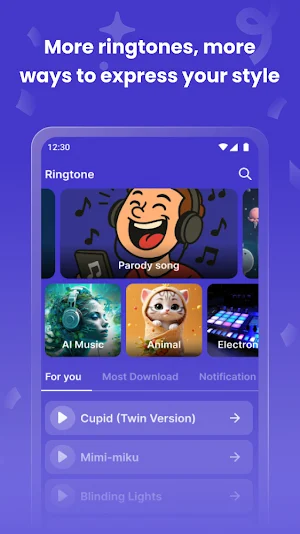Ringtones Songs Phone Ringtone Screenshot 0