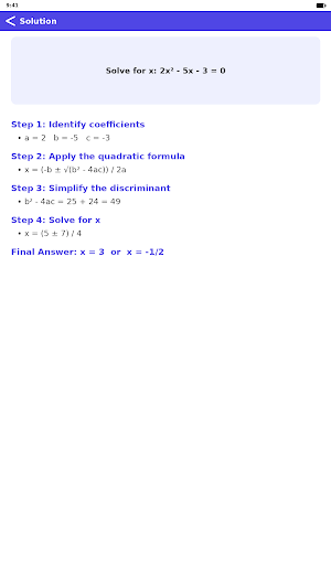 Math AI Solver - Homework Help Screenshot 2