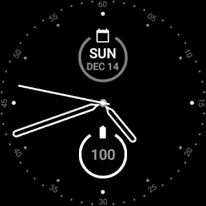 Just Analog Watch Face Screenshot 0