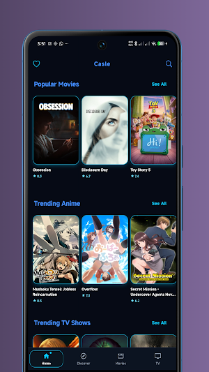 Casle: Movies & TV Screenshot 2