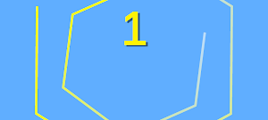 Spinning Hexagon Woozy Game Screenshot 1