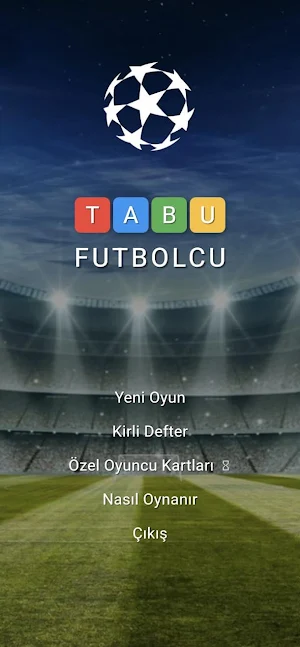 Tabu Futbolcu Screenshot 0