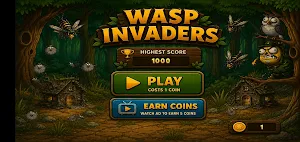 Wasp Invaders Screenshot 1