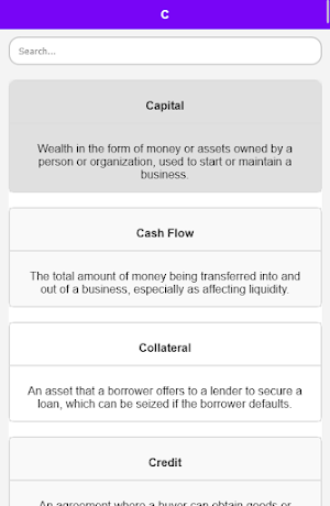 Commerce Dictionary Screenshot 3