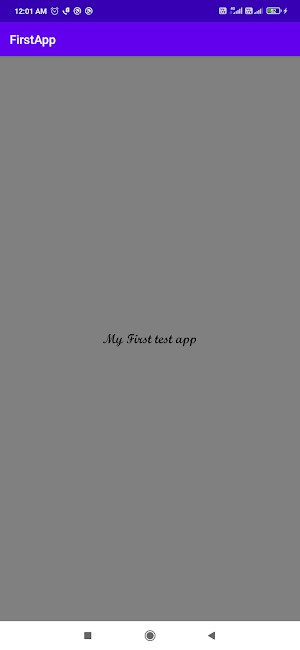 MyFirstAppy Screenshot 3