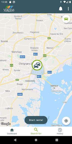 Veritas Car Sharing Screenshot 3