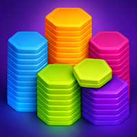 Hexagon Sorting - Color Merge