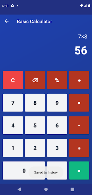 Easy Math Calculator Screenshot 1