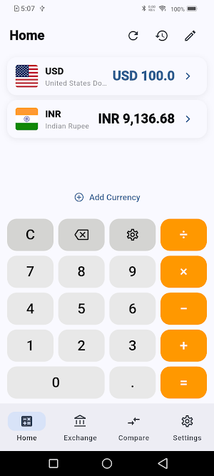 Global Currency Converter Screenshot 1