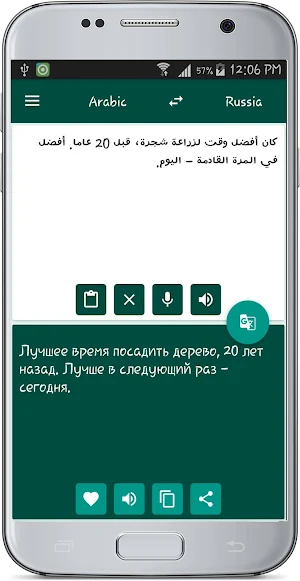 Russian Arabic Translate Screenshot 2