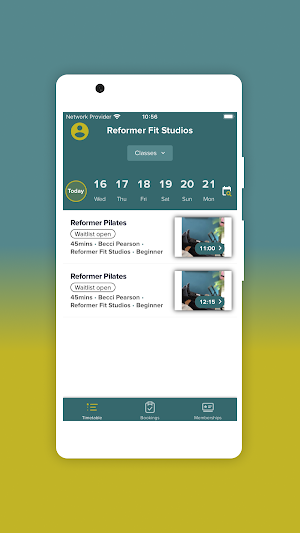 Reformer Fit Studios Screenshot 2