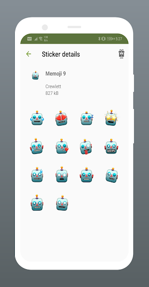 Memoji Cartoon Stickers for WhatsApp Screenshot 3
