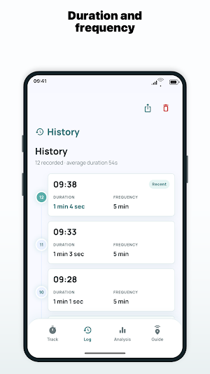 Contraction Timer 5-1-1 Screenshot 2