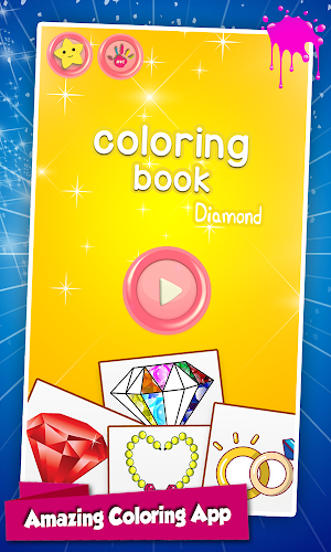 Diamond Glitter Coloring Book Screenshot 0