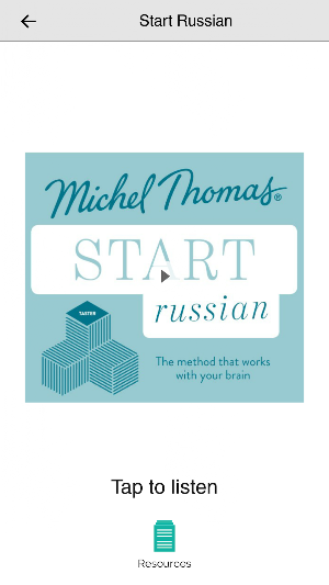 Michel Thomas Language Library Screenshot 1
