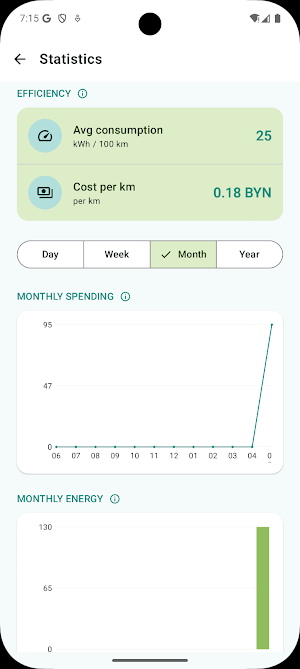 Volti — EV Charging Log Screenshot 1