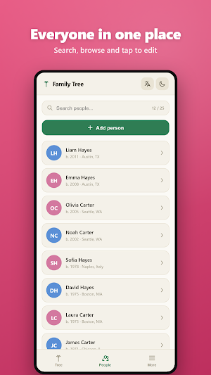 Family Tree Builder Screenshot 1