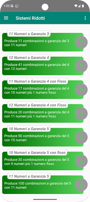 Numeri e sistemi per lotterie Screenshot 1