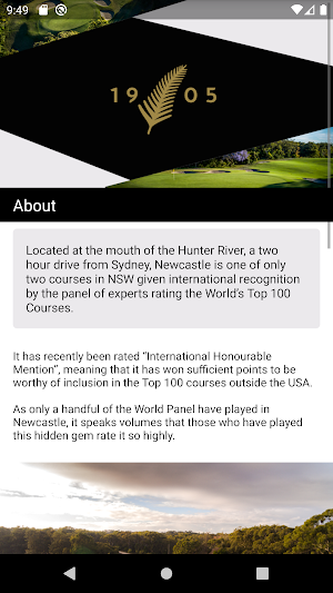 Newcastle Golf Club Screenshot 2