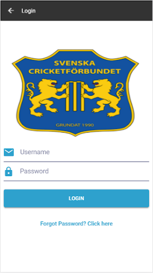 Svenska Cricketförbundet Screenshot 0