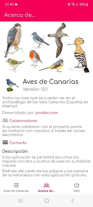 Aves de Canarias Screenshot 3