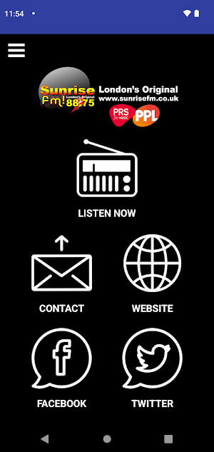 SunriseFm London Screenshot 1