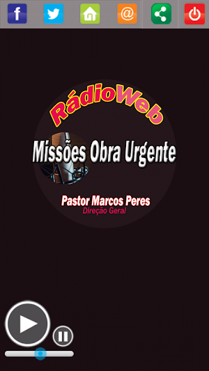 Web Rádio Missões Obra Urgente Screenshot 0